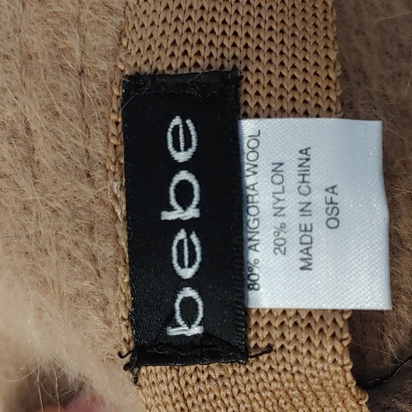 Beige Angora Blend Bebe Bucket Hat - Picture 5 of 6
